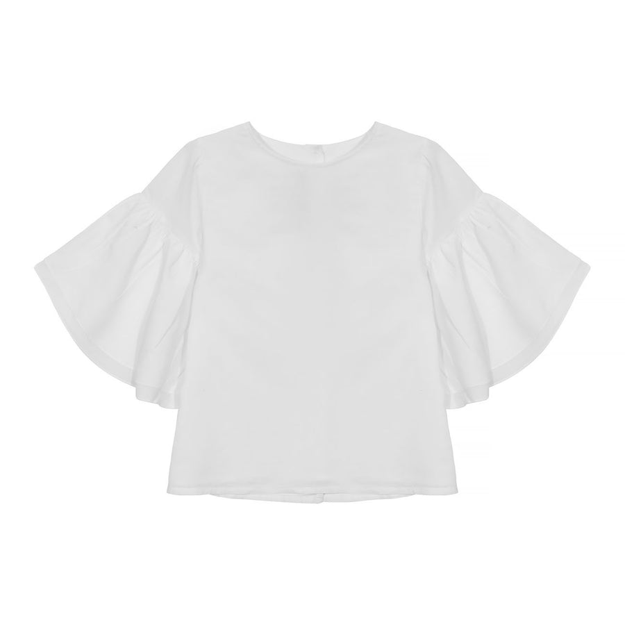 JAZY blouse - white - HOWTOKiSSAFROG