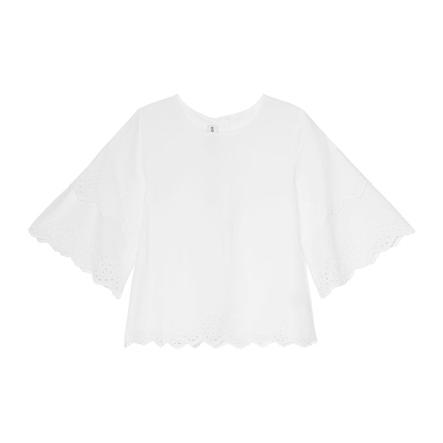 KARLA blouse - white - HOWTOKiSSAFROG