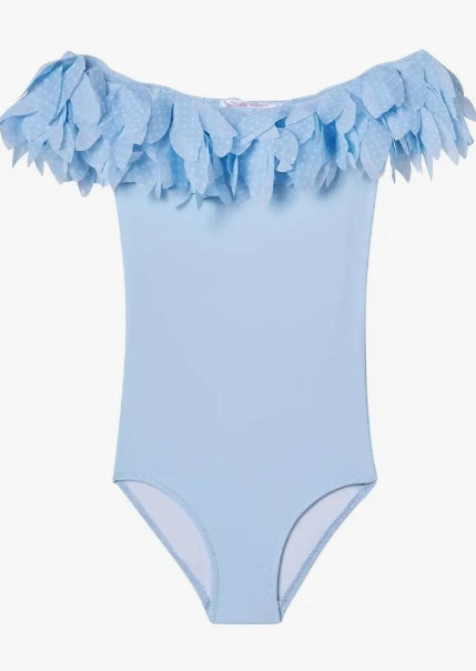 Sky blue swimsuit with polka frills - STELLA COVE - HOWTOKiSSAFROG