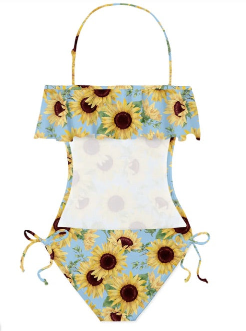 Sunflower print swimsuit - STELLA COVE - HOWTOKiSSAFROG
