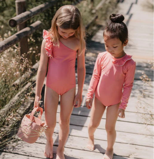 CATERINA swimsuit - blush FOLPETTO - HOWTOKiSSAFROG