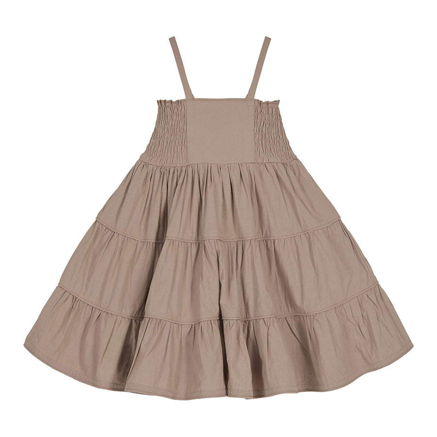 FRANKA dress - beige - HOWTOKiSSAFROG