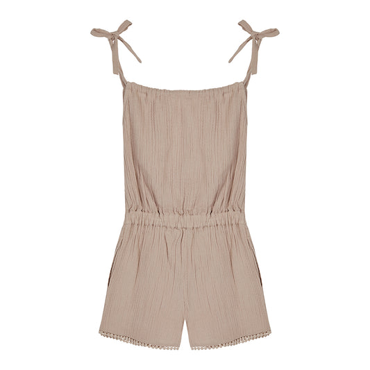 JUNE jumpsuit - pink crinkle