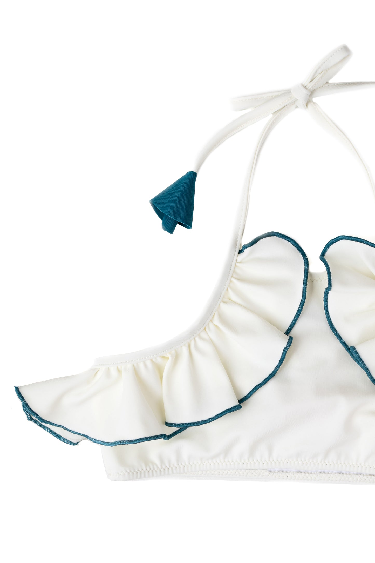 LEILA bikini - ivory/petrol FOLPETTO - HOWTOKiSSAFROG