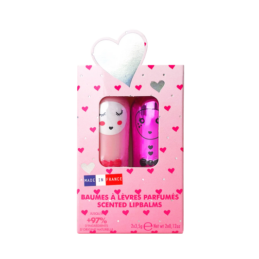 Bunny Lipbalm Duo LOVE - Inuwet - HOWTOKiSSAFROG