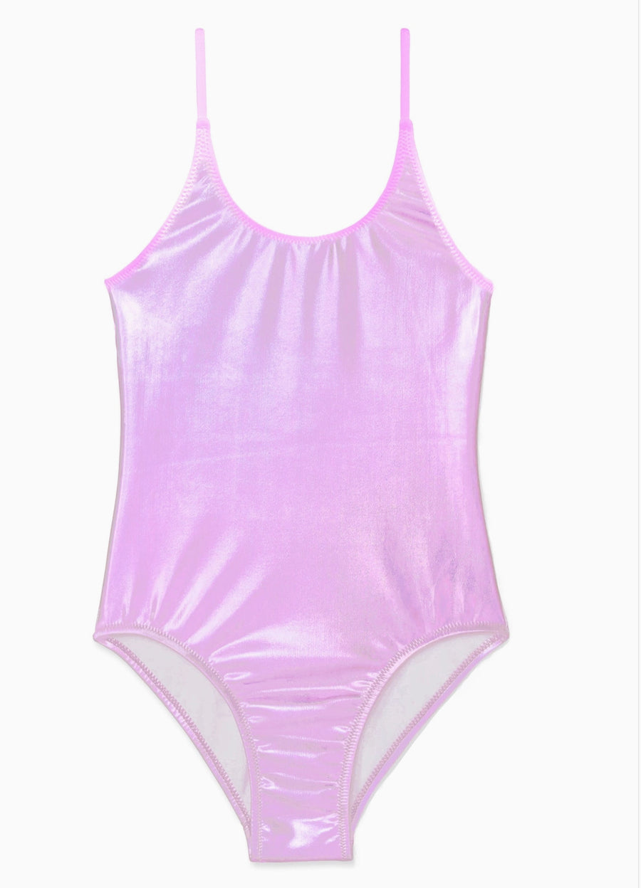 METALLIC pink swimsuit - STELLA COVE - HOWTOKiSSAFROG