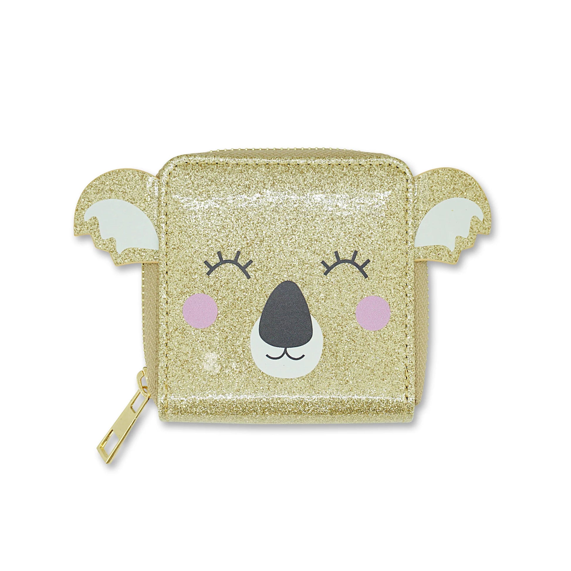 Glitter WALLET - KOALA Gold, Milk x Soda - HOWTOKiSSAFROG