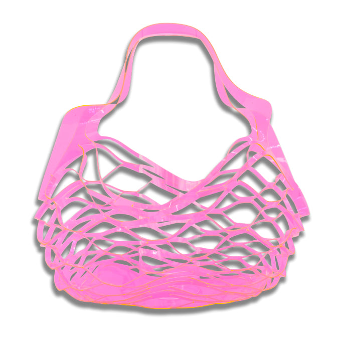 BEACH PVC BAG - neon pink Milk x Soda - HOWTOKiSSAFROG