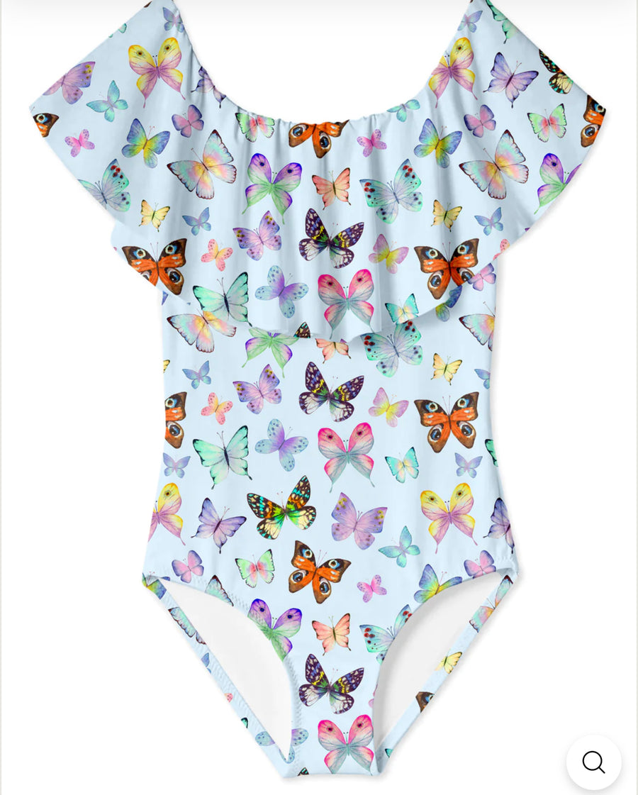 Butterflies print swimsuit - STELLA COVE - HOWTOKiSSAFROG