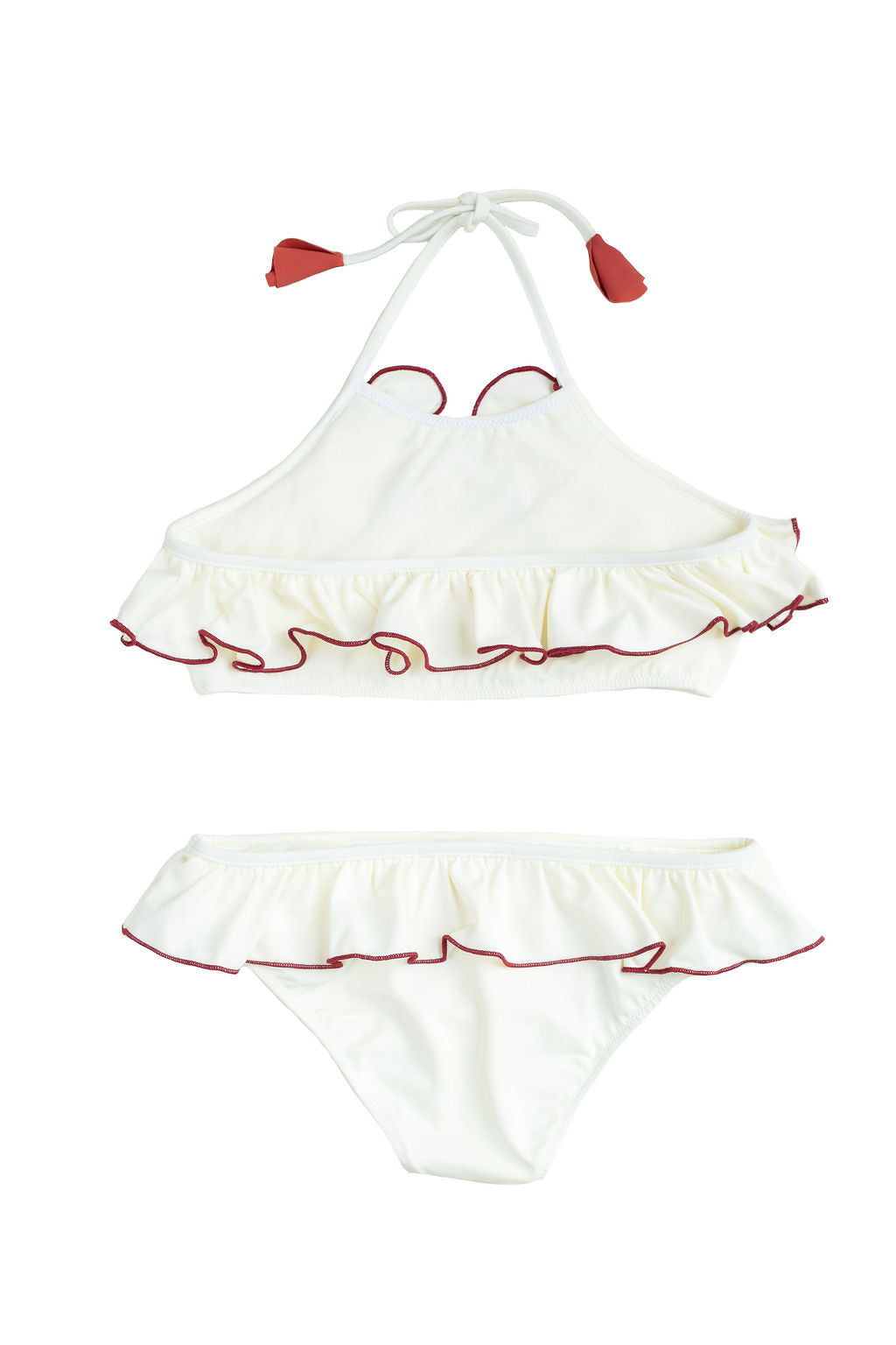 LEILA bikini - white /terracotta FOLPETTO | HOWTOKiSSAFROG