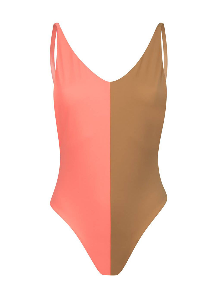 CEYLON swimsuit W Neon pink - HOLY SHE - HOWTOKiSSAFROG