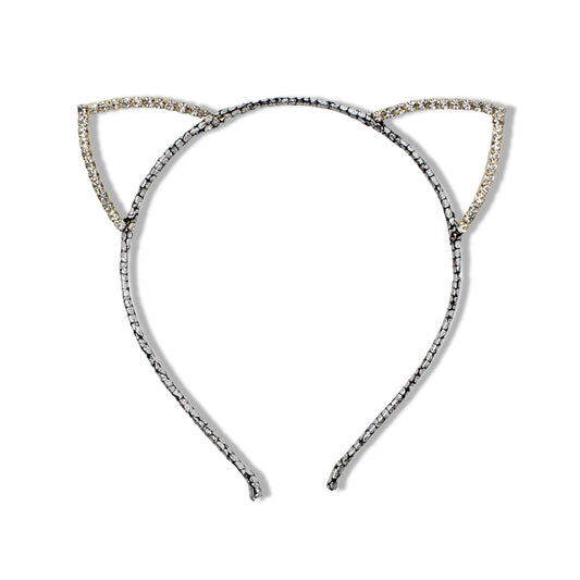 KITTY CAT headband -silveri Milk X Soda - HOWTOKiSSAFROG