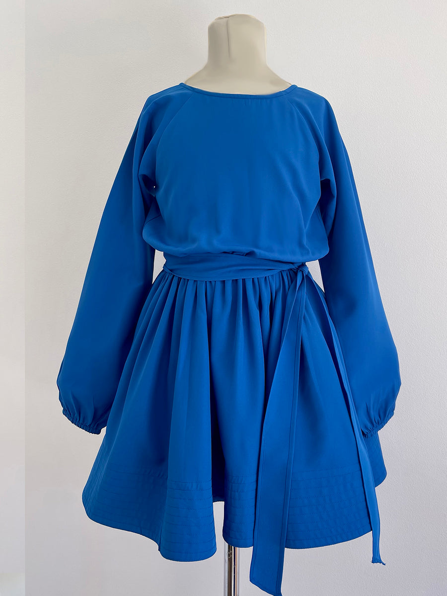 HEATHER dress - blue - HOWTOKiSSAFROG